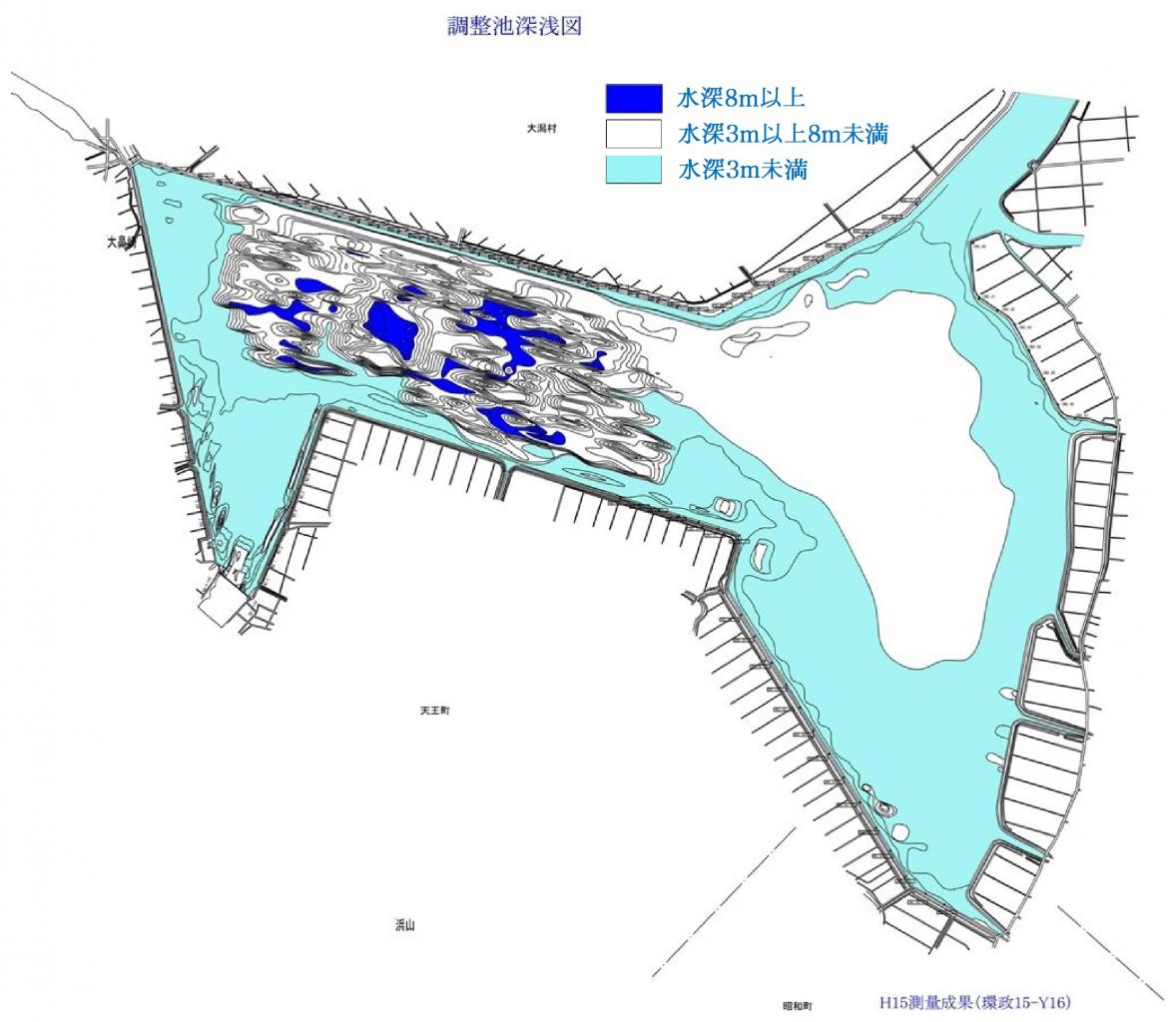 湖底の形状　図